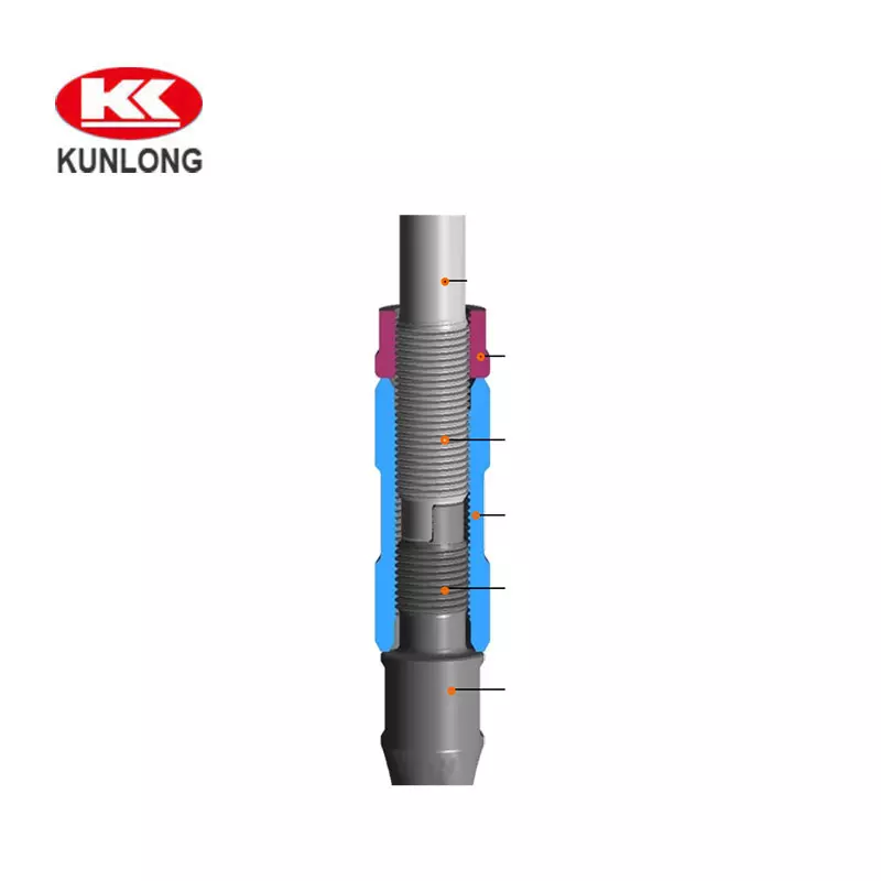 半圆对接防脱杆柱